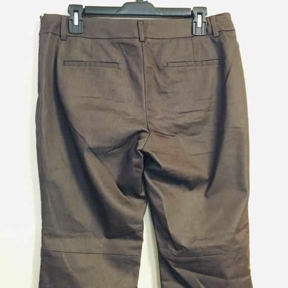 NWOT NY&C BROWN SLIM MID RISE STRETCH, SIZE 8 - Picture 7 of 7